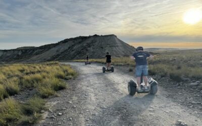 Excursions en segway dans les Bardenas. Gelologíe du desert.